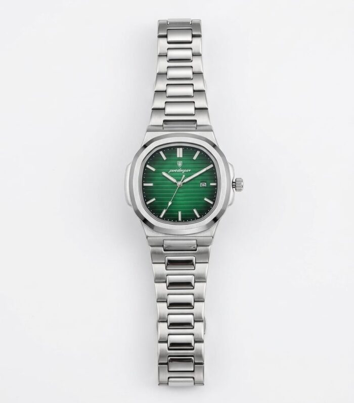 Classic High Quality POEDAGAR 613 Stainless Steel Man Business Wristwatch Fashion Calendar Waterproof Quartz Mens Watch